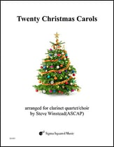 Twenty Christmas Carols Clarinet Quartet cover